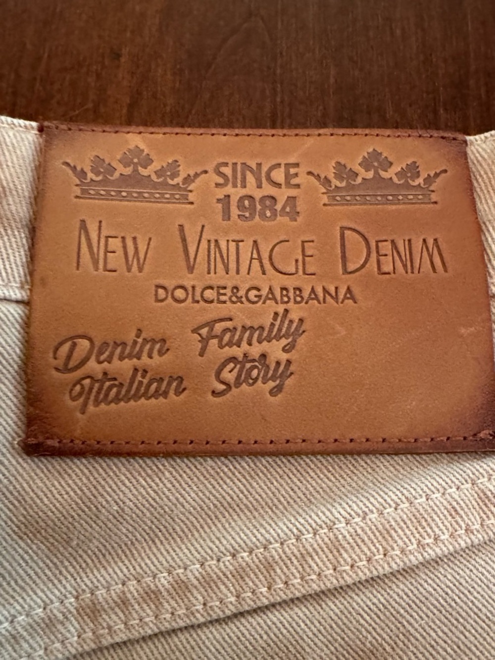 Dolce & Gabbana Tan Denim Women's Shorts - Picture 7 of 9